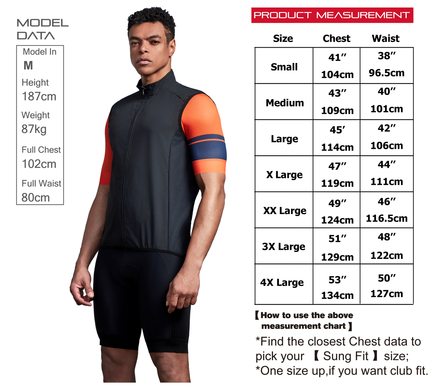 Soft Shell Wind Proof Cycling Vest-E1