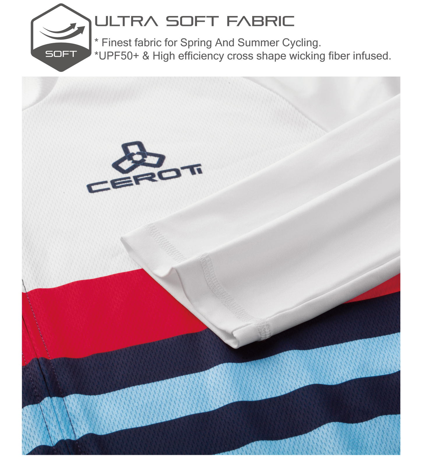 Men's Long Sleeve Cycling Jersey , Quick Dry-C38