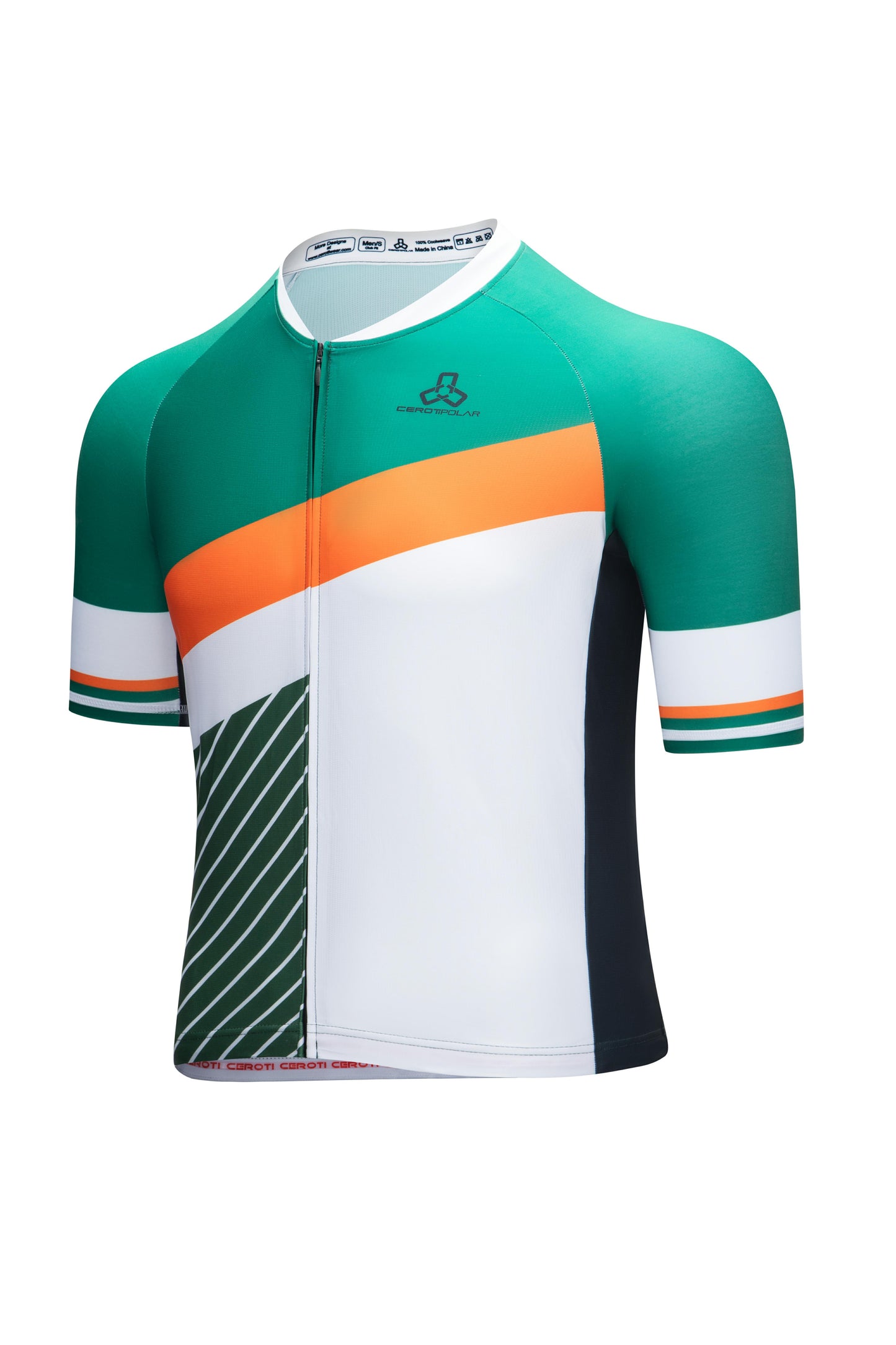 CEROTIPOLAR Men's Training Fit Cycling Jersey – Lightweight, PRO Dry Fit Fabric, UPF 50+ Protection - C69