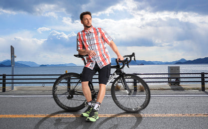 Cerotipolar Men’s Gravel Cycling Shirt – High Wicking, Fast-Dry, Casual Club Ride Style - F4