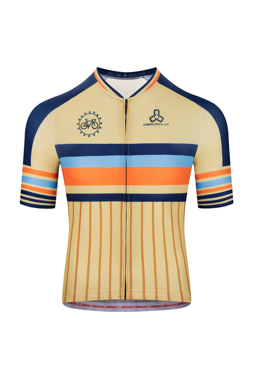 CEROTIPOLAR Men's Training Fit Cycling Jersey – Lightweight, PRO Dry Fit Fabric, UPF 50+ Protection - C68