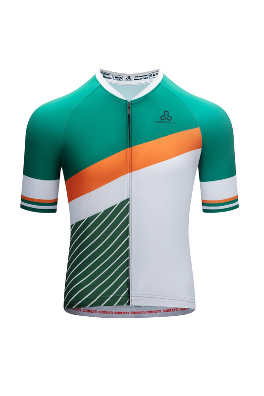 CEROTIPOLAR Men's Training Fit Cycling Jersey – Lightweight, PRO Dry Fit Fabric, UPF 50+ Protection - C69