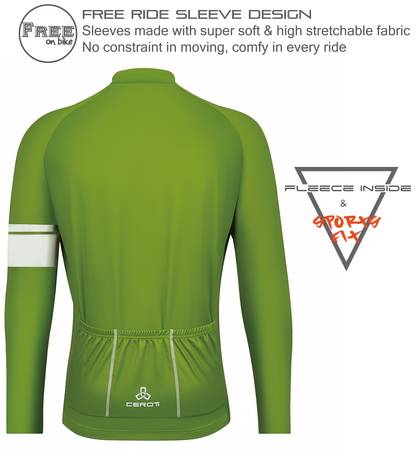 Club Fit Fleeced Long Sleeve Jersey-D24