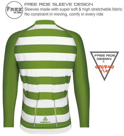 Men's Long Sleeve Cycling Jersey , Quick Dry-C40