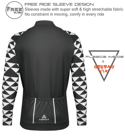 Club Fit Fleeced Long Sleeve Jersey-D23