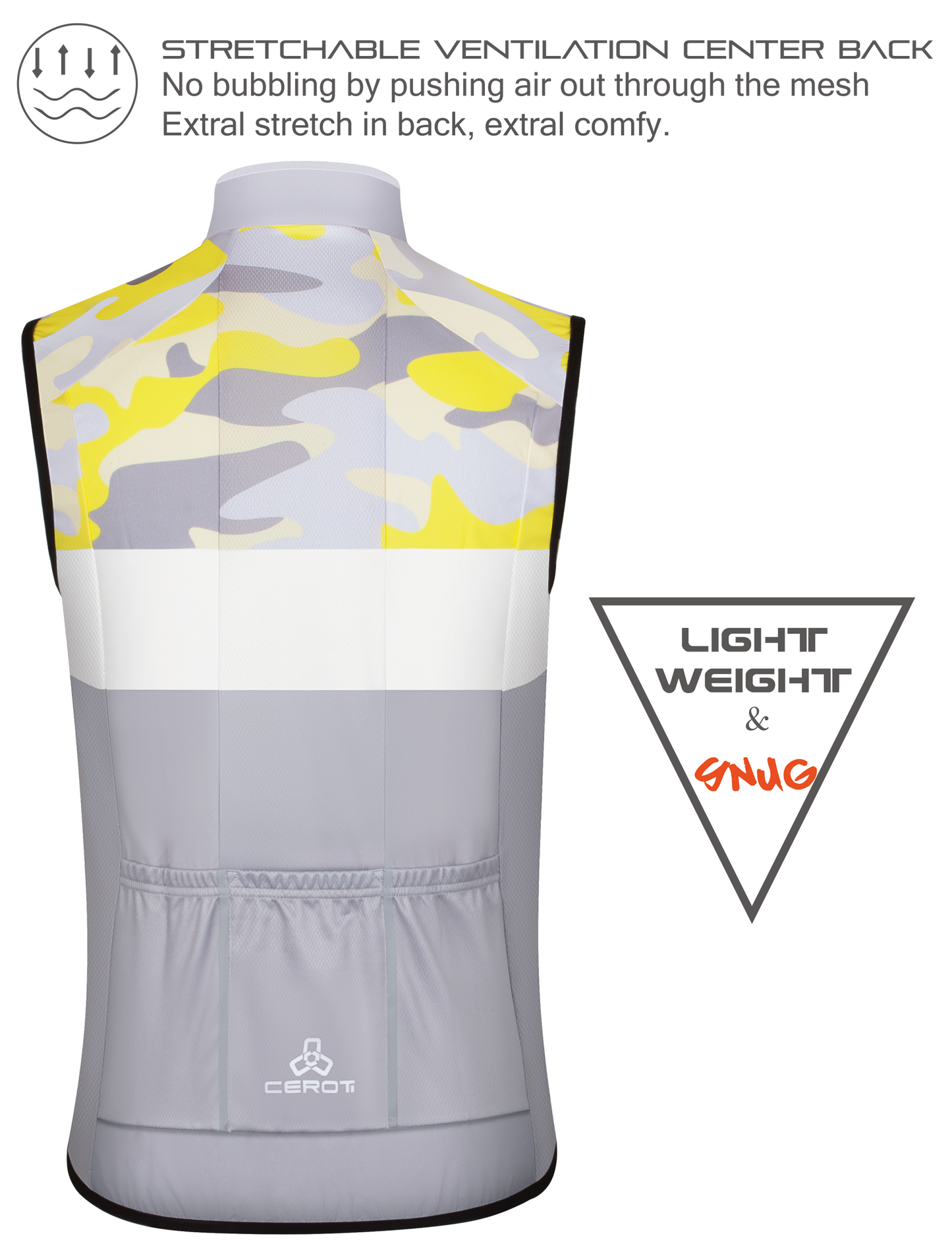 Soft Shell Wind Proof Cycling Vest-E5