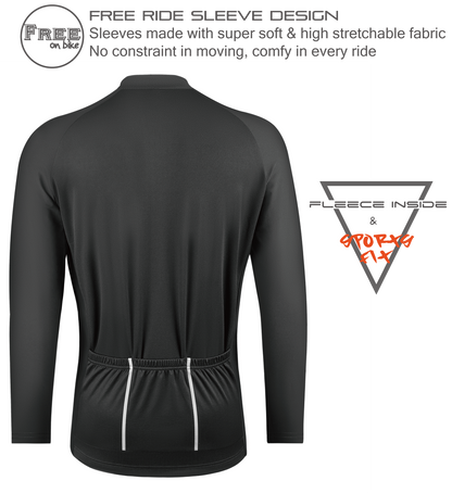 Club Fit Fleeced Long Sleeve Jersey-D11