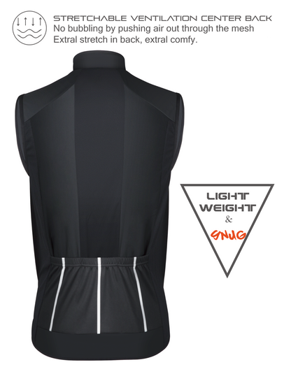 Soft Shell Wind Proof Cycling Vest-E3