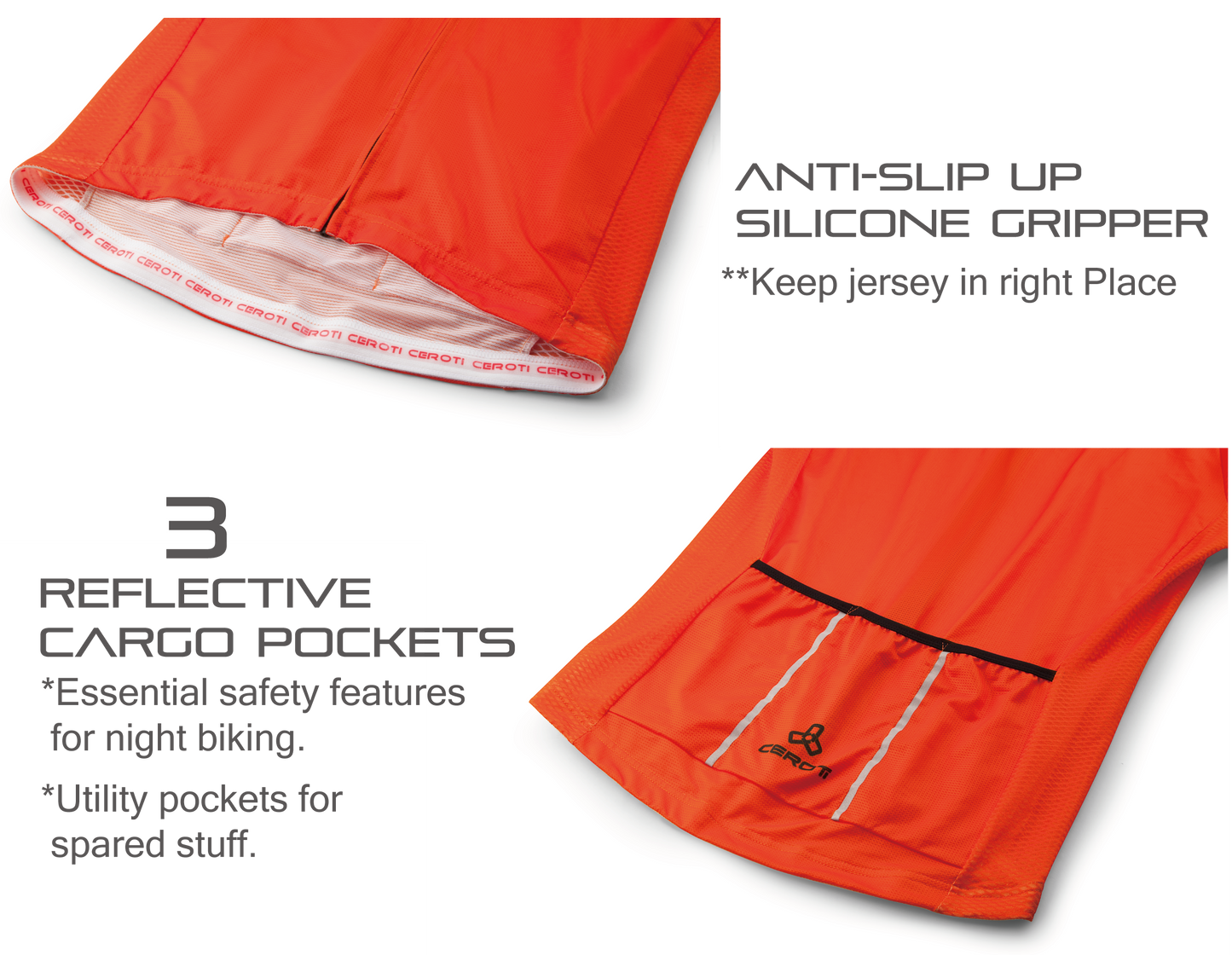 Snug Fit AirCool Cycling Jersey-C29