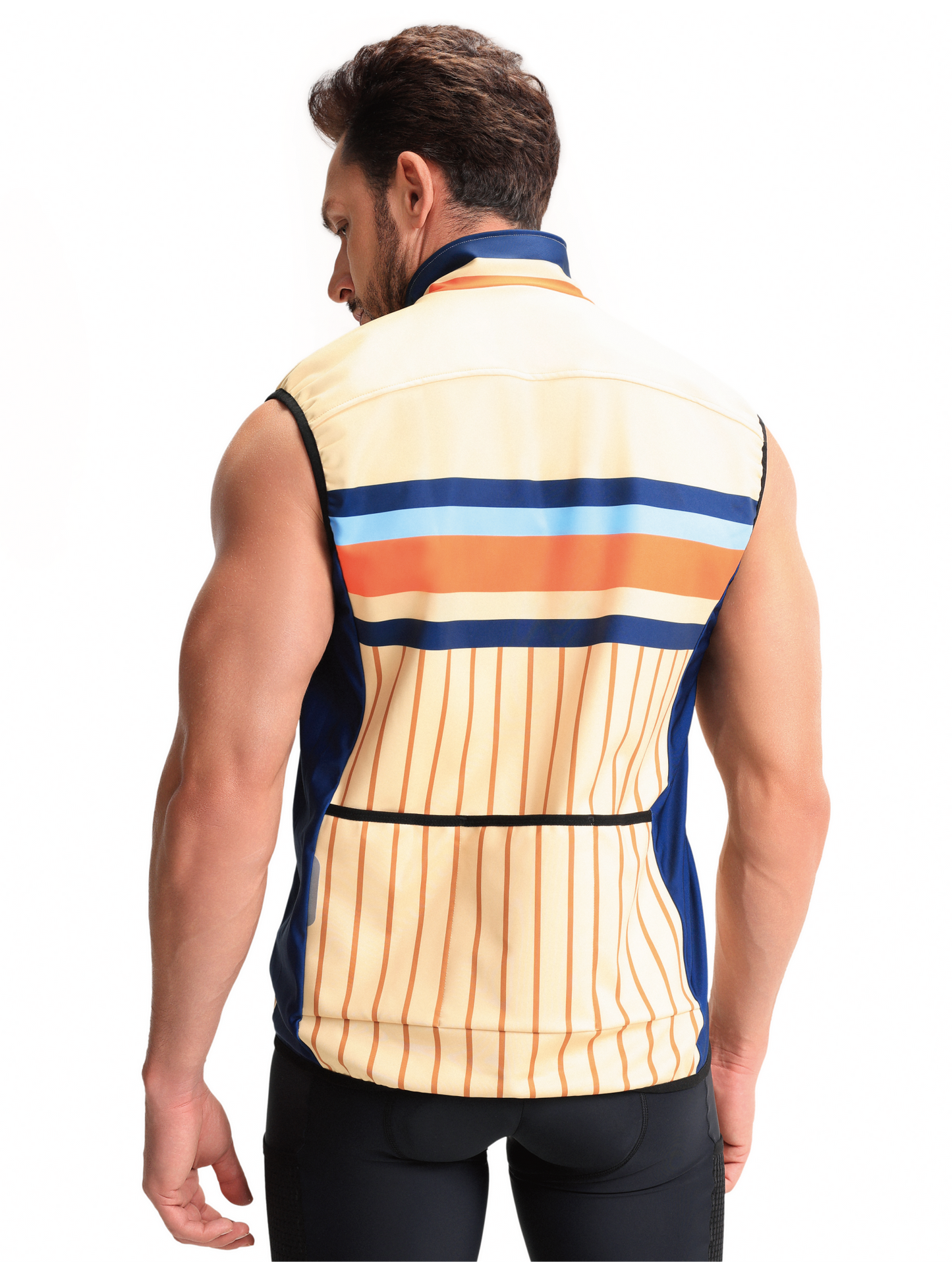 Club Fit Men's Thermal Fleece Cycling Vest-D42