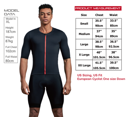Club Fit Wind Tunnel Fabric Cycling Jersey-C55