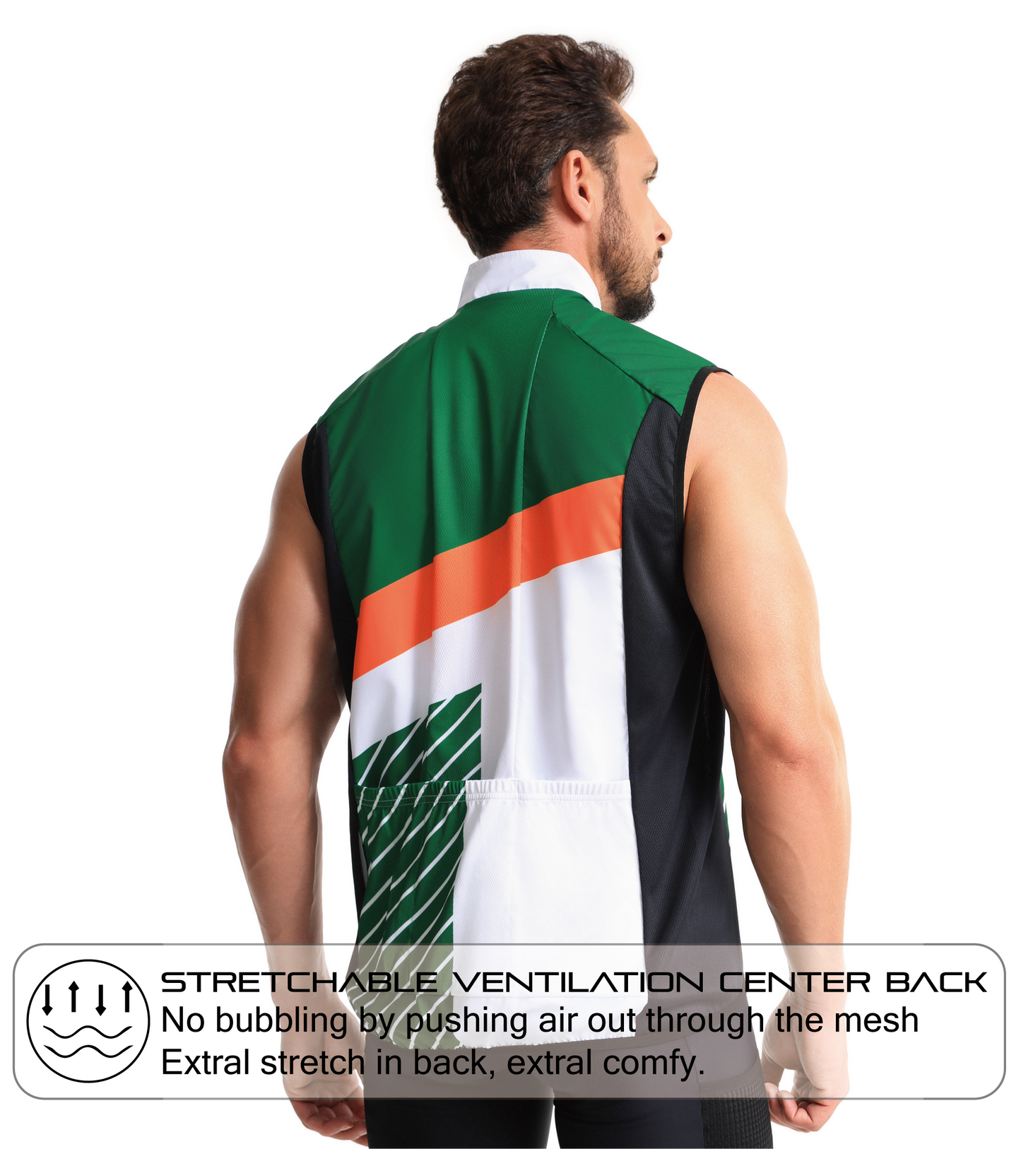 Club Fit Men's Windproof Cycling Vest - E8