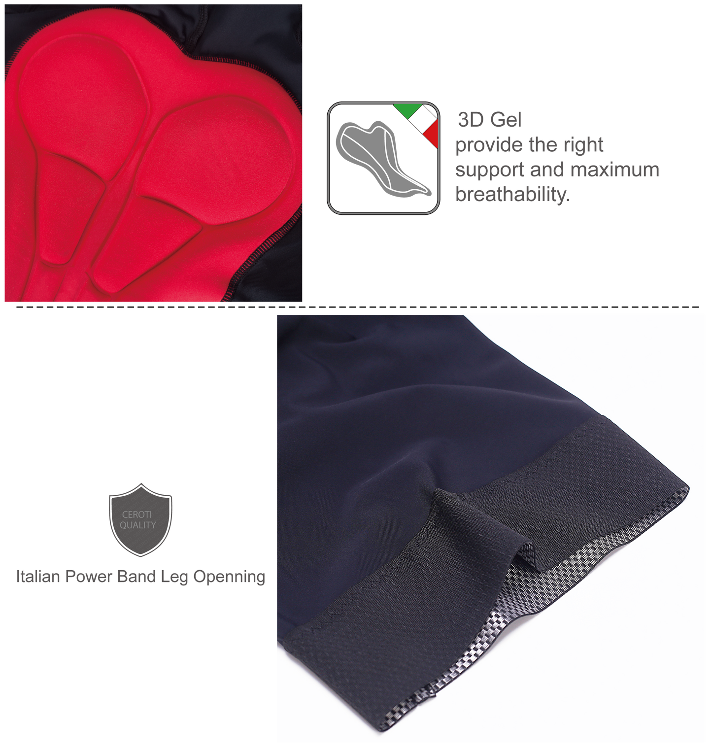Black Classic Cycling Bib Short- B62
