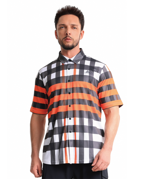 Cerotipolar Men’s Gravel Cycling Shirt – High Wicking, Fast-Dry, Casual Club Ride Style - F1