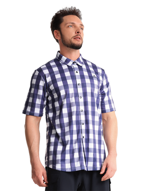 Cerotipolar Men’s Gravel Cycling Shirt – High Wicking, Fast-Dry, Casual Club Ride Style - F3