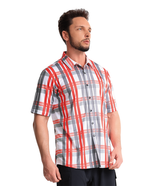 Cerotipolar Men’s Gravel Cycling Shirt – High Wicking, Fast-Dry, Casual Club Ride Style - F4