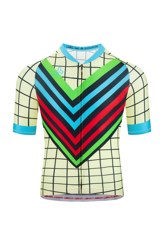 CEROTIPOLAR Men's Training Fit Cycling Jersey – Lightweight, PRO Dry Fit Fabric, UPF 50+ Protection - C62