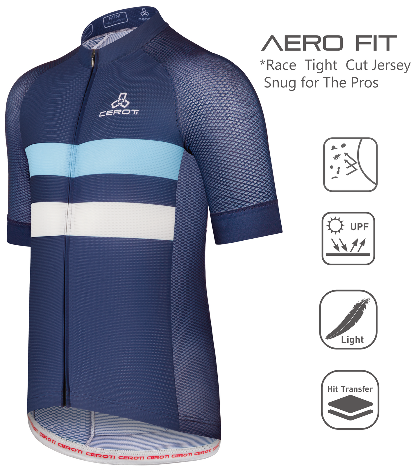 Snug Fit AirCool Cycling Jersey-C12